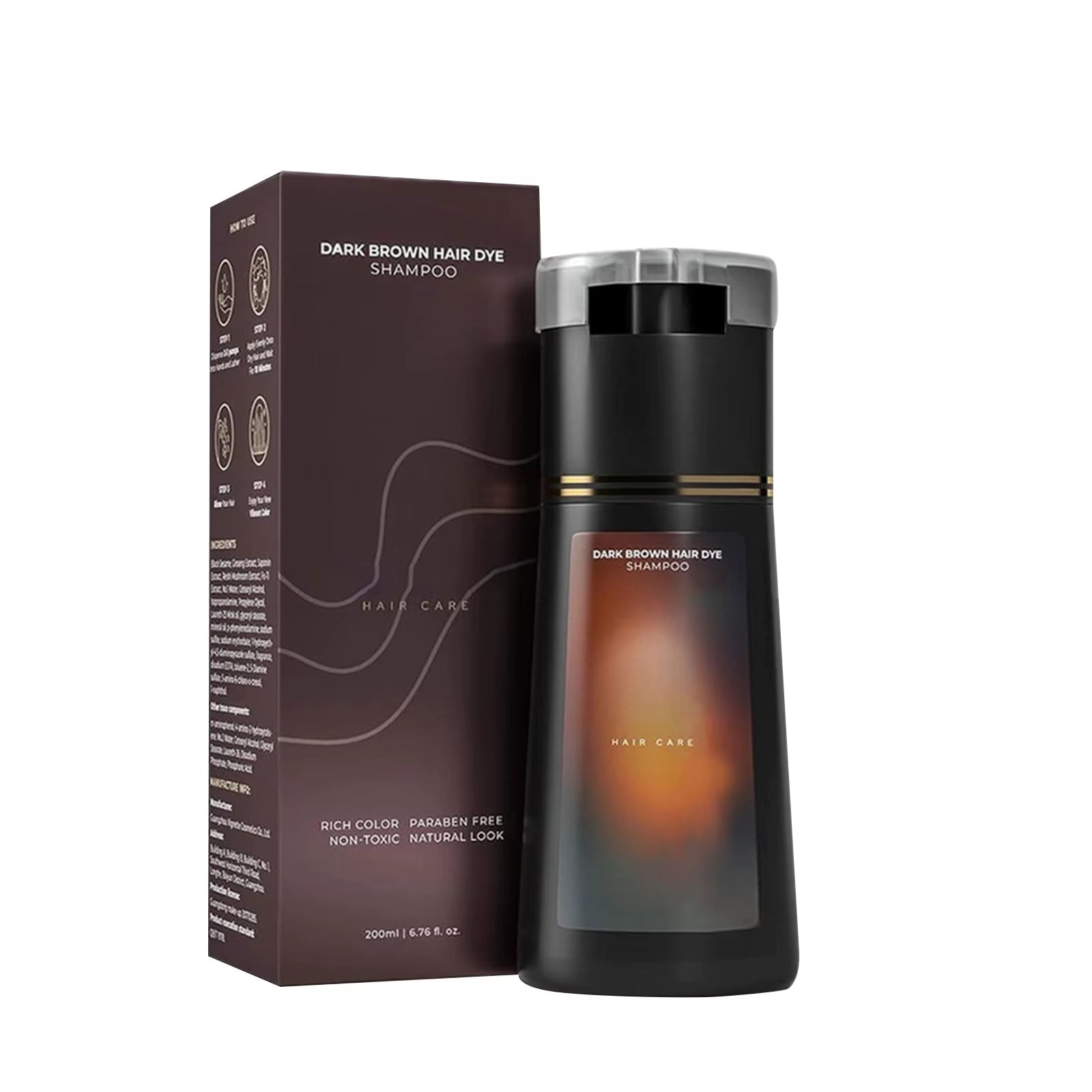 Polar Hair Dye Shampoo, Polar Hair Color, Polar Hair Color Shampoo for Gray Hair Coverage, Haircare Instant Dye Shampoo for Wome